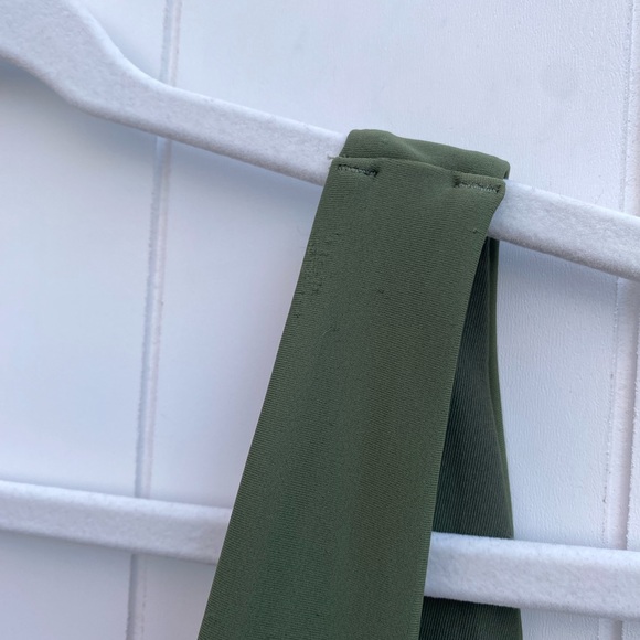 Aerie Super Scoop Cheeky One Piece Swimsuit in Green - Picture 11 of 11